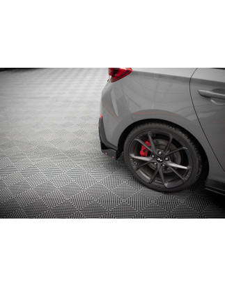 Splitters posteriori laterali V.4 + Flaps Hyundai I30 N  Mk3 Facelift (Cod. M-HY-I30-3F-N-RSD4G+RSF1