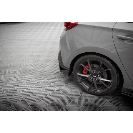 Splitters posteriori laterali V.4 + Flaps Hyundai I30 N  Mk3 Facelift (Cod. M-HY-I30-3F-N-RSD4G+RSF1