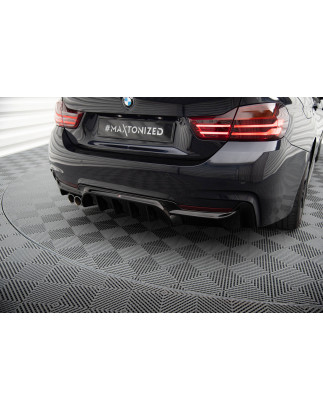 Sottoparaurti posteriore BMW 4 M-Pack F32 / F36 / F33 (Version 1x1 scarico) (Cod. M-BM-4-F32-MPACK-R