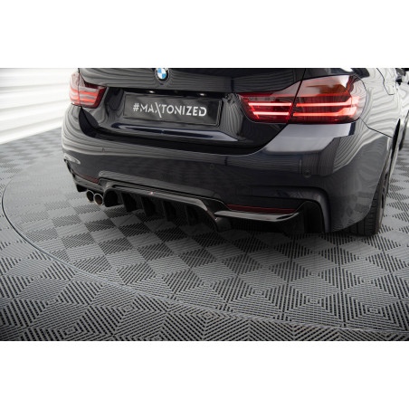 Sottoparaurti posteriore BMW 4 M-Pack F32 / F36 / F33 (Version 1x1 scarico) (Cod. M-BM-4-F32-MPACK-R