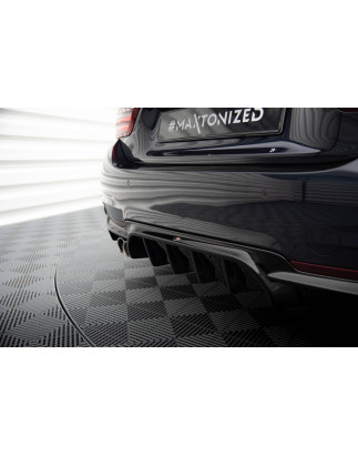 Sottoparaurti posteriore BMW 4 M-Pack F32 / F36 / F33 (Version 1x1 scarico) (Cod. M-BM-4-F32-MPACK-R