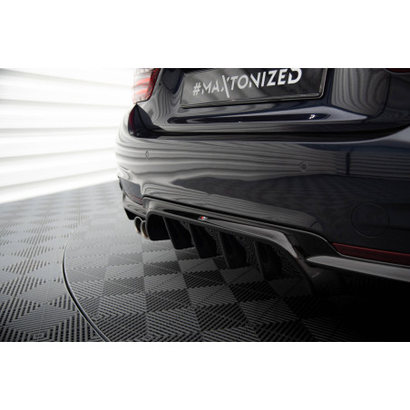 Sottoparaurti posteriore BMW 4 M-Pack F32 / F36 / F33 (Version 1x1 scarico) (Cod. M-BM-4-F32-MPACK-R