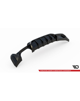 Sottoparaurti posteriore BMW 4 M-Pack F32 / F36 / F33 (Version 1x1 scarico) (Cod. M-BM-4-F32-MPACK-R