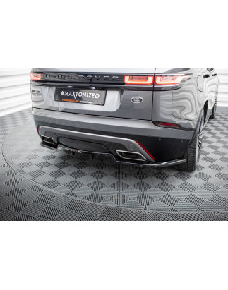 Splitter posteriore (con barre verticali) V.1 Land Rover Range Rover Velar R-Dynamic Mk1 (Cod. M-LR-