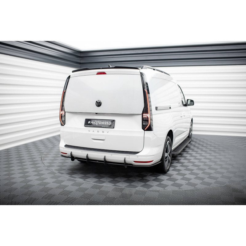 DIFFUSORE POSTERIORE street pro Volkswagen Caddy Maxi Mk5 (Cod. M-VWCA5MAXICNC-RS1B)