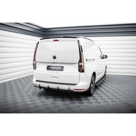 DIFFUSORE POSTERIORE street pro Volkswagen Caddy Maxi Mk5 (Cod. M-VWCA5MAXICNC-RS1B)