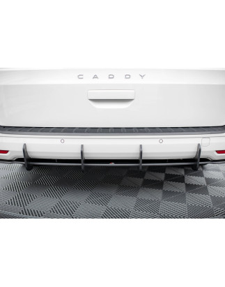DIFFUSORE POSTERIORE street pro Volkswagen Caddy Maxi Mk5 (Cod. M-VWCA5MAXICNC-RS1B)