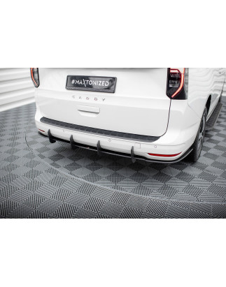 DIFFUSORE POSTERIORE street pro Volkswagen Caddy Maxi Mk5 (Cod. M-VWCA5MAXICNC-RS1B)