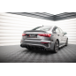 Sottoparaurti posteriore + scarico Ends Imitation Audi A3 S-Line berlina 8Y (Cod. M-AU-S3-8Y-S-RS1G+