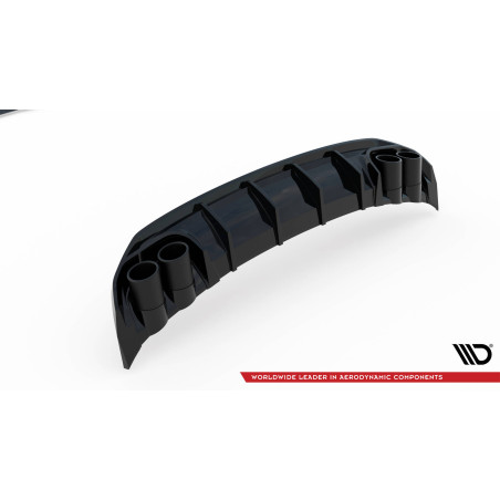 Sottoparaurti posteriore + scarico Ends Imitation Audi A3 S-Line berlina 8Y (Cod. M-AU-S3-8Y-S-RS1G+