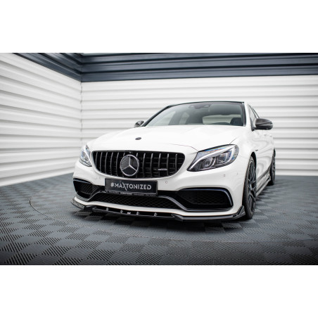 SPLITTER ANTERIORE V.2 Mercedes-AMG C63 berlina / FAMILIARE W205 / S205 (Cod. M-ME-C-205-63-FD1G)