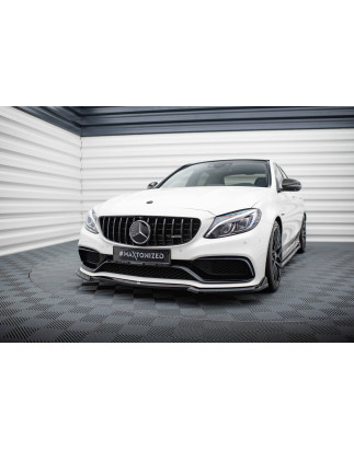 SPLITTER ANTERIORE V.3 Mercedes-AMG C63 berlina / FAMILIARE W205 / S205 (Cod. M-ME-C-205-63-FD2G)