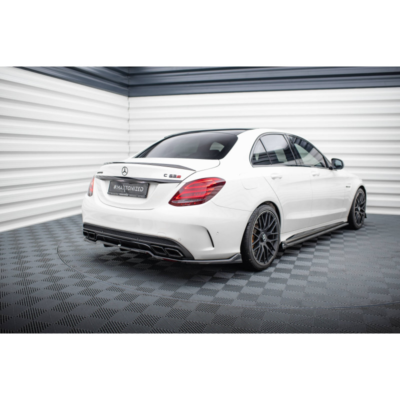 Splitter posteriore (con barre verticali) Mercedes-AMG C63 berlina / FAMILIARE W205 / S205 (Cod. M-M