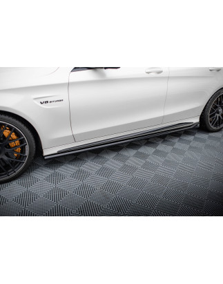 Diffusori minigonne V.2 Mercedes-AMG C63 berlina / FAMILIARE W205 / S205 (Cod. M-ME-C-205-63-SD1G)