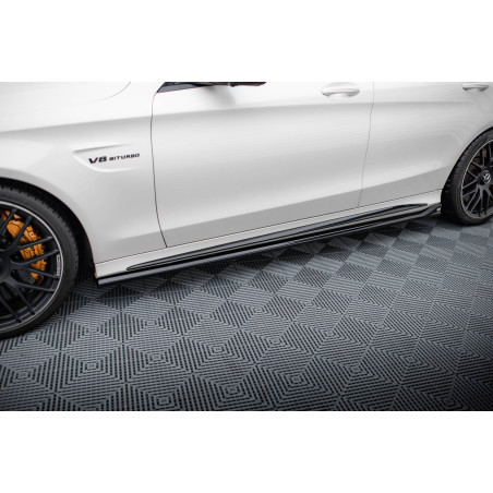 Diffusori minigonne V.2 Mercedes-AMG C63 berlina / FAMILIARE W205 / S205 (Cod. M-ME-C-205-63-SD1G)