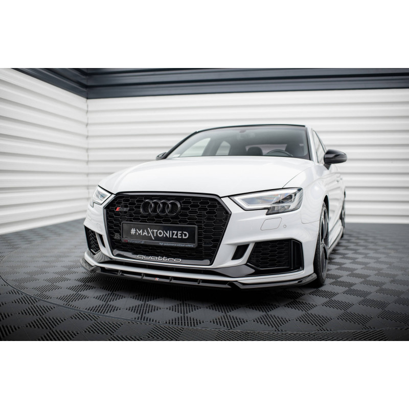 SPLITTER ANTERIORE V.3 Audi RS3 berlina 8V Facelift (Cod. M-AU-RS3-8VF-S-FD3G)