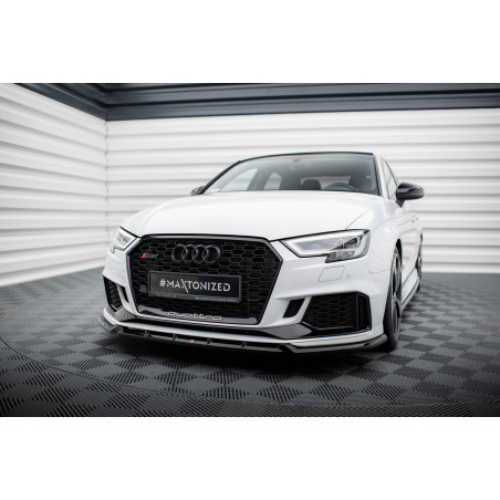 SPLITTER ANTERIORE V.3 Audi RS3 berlina 8V Facelift (Cod. M-AU-RS3-8VF-S-FD3G)