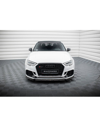 SPLITTER ANTERIORE V.3 Audi RS3 berlina 8V Facelift (Cod. M-AU-RS3-8VF-S-FD3G)