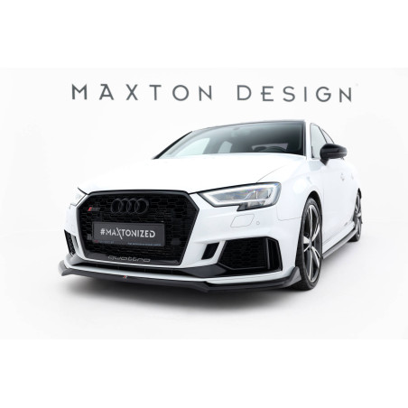 SPLITTER ANTERIORE V.4 Audi RS3 berlina 8V Facelift (Cod. M-AU-RS3-8VF-S-FD4G)