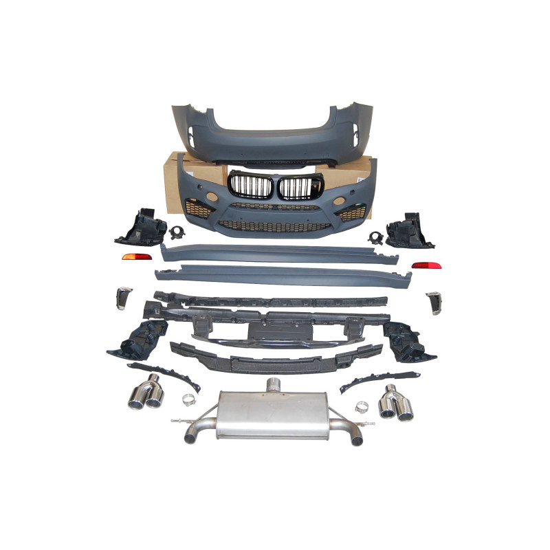 Kit estetico BMW X6 F16 Look X6M ABS (Cod. E-TCB1610) Kit estetico BMW X6 F16 Look X6M ABS (Cod. E-TCB1610)