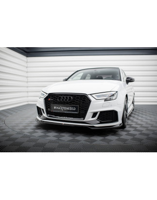 SPLITTER ANTERIORE V.5 Audi RS3 berlina 8V Facelift (Cod. M-AU-RS3-8VF-S-FD5G)