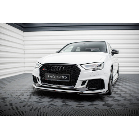 SPLITTER ANTERIORE V.5 Audi RS3 berlina 8V Facelift (Cod. M-AU-RS3-8VF-S-FD5G)