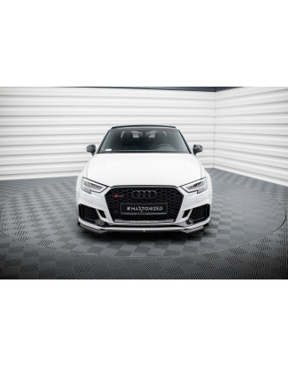 SPLITTER ANTERIORE V.5 Audi RS3 berlina 8V Facelift (Cod. M-AU-RS3-8VF-S-FD5G)