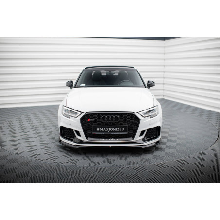 SPLITTER ANTERIORE V.5 Audi RS3 berlina 8V Facelift (Cod. M-AU-RS3-8VF-S-FD5G)