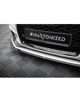 SPLITTER ANTERIORE V.5 Audi RS3 berlina 8V Facelift (Cod. M-AU-RS3-8VF-S-FD5G)