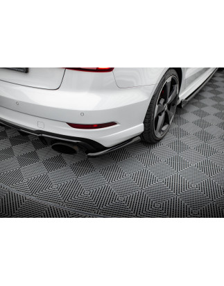 Splitters posteriori laterali V.2 Audi RS3 berlina 8V Facelift (Cod. M-AU-RS3-8VF-S-RSD2G)