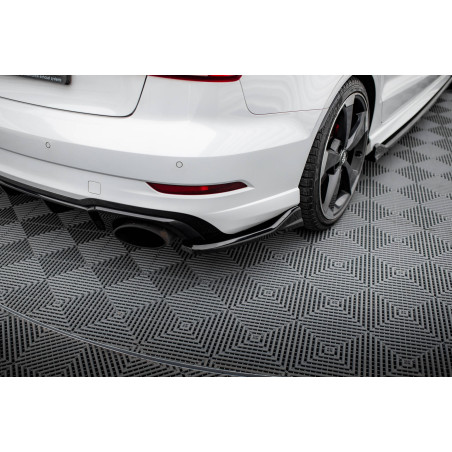 Splitters posteriori laterali V.3 Audi RS3 berlina 8V Facelift (Cod. M-AU-RS3-8VF-S-RSD3G)