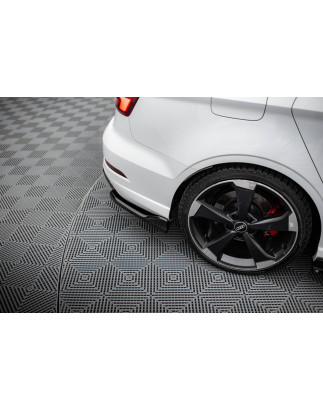 Splitters posteriori laterali V.3 Audi RS3 berlina 8V Facelift (Cod. M-AU-RS3-8VF-S-RSD3G)