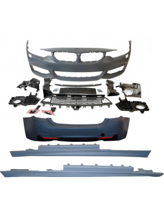 Kit Estetico BMW F32 / F33 Look M-Tech Doppia Uscita (Cod. E-TCBF321323324)