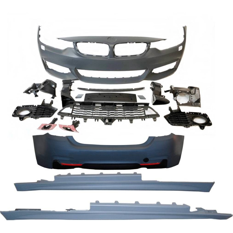 Kit Estetico BMW F32 / F33 Look M-Tech Doppia Uscita (Cod. E-TCBF321323324)