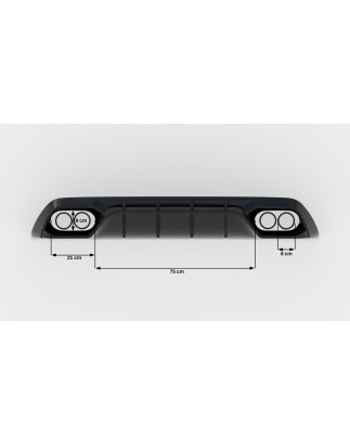 Sottoparaurti posteriore Cupra Leon  Mk1 (Cod. M-CU-LE-1-RS1G)