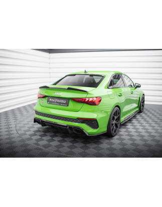  Splitters posteriori laterali in fibra di carbonio V.2 Audi RS3 berlina 8Y (Cod. M-CF-AU-RS3-8Y-RSD