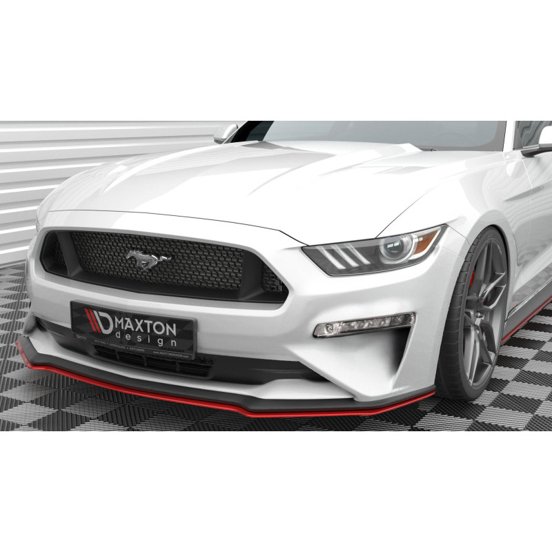 SPLITTER ANTERIORE V.2 Ford Mustang Mk6 Facelift (Cod. M-FO-MU-6F-FD2G)