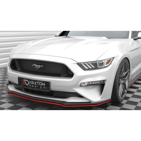 SPLITTER ANTERIORE V.2 Ford Mustang Mk6 Facelift (Cod. M-FO-MU-6F-FD2G)