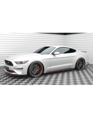 Diffusori minigonne V.2 Ford Mustang Mk6 Facelift (Cod. M-FO-MU-6F-SD2G)