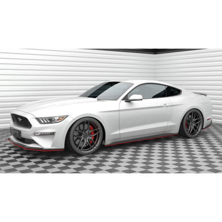 Diffusori minigonne V.2 Ford Mustang Mk6 Facelift (Cod. M-FO-MU-6F-SD2G)