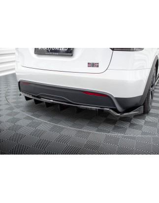 Splitter posteriore (con barre verticali) Tesla Model X Mk1 Facelift (Cod. M-TE-MODELX-1F-RD1G+RD2G)