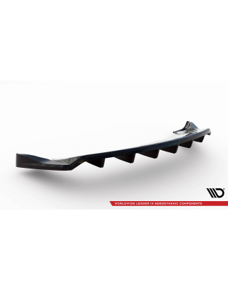 Splitter posteriore (con barre verticali) Tesla Model X Mk1 Facelift (Cod. M-TE-MODELX-1F-RD1G+RD2G)
