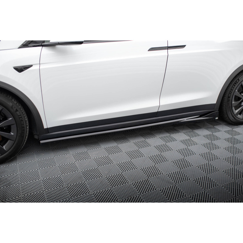 Diffusori minigonne Tesla Model X Mk1 Facelift (Cod. M-TE-MODELX-1F-SD1G)