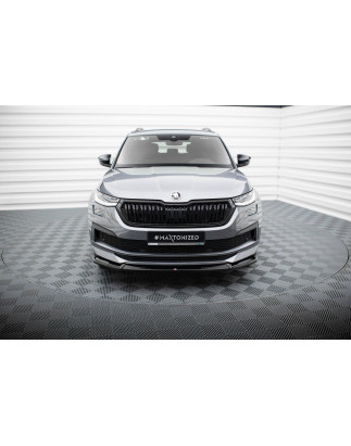 SPLITTER ANTERIORE V.1 Skoda Kodiaq Sportline Mk1 Facelift (Cod. M-SK-KO-1F-SL-FD1G)