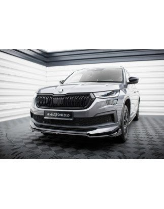 SPLITTER ANTERIORE V.2 Skoda Kodiaq Sportline Mk1 Facelift (Cod. M-SK-KO-1F-SL-FD2G)
