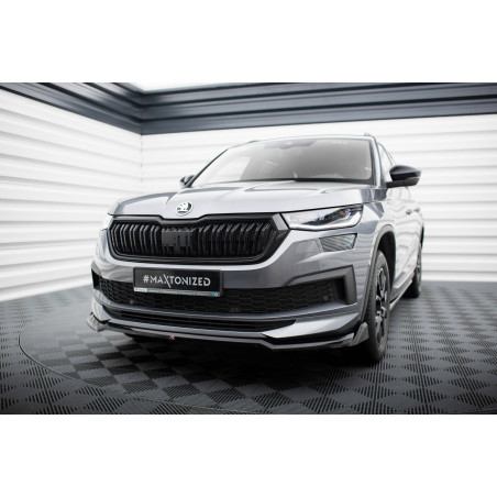 SPLITTER ANTERIORE V.2 Skoda Kodiaq Sportline Mk1 Facelift (Cod. M-SK-KO-1F-SL-FD2G)