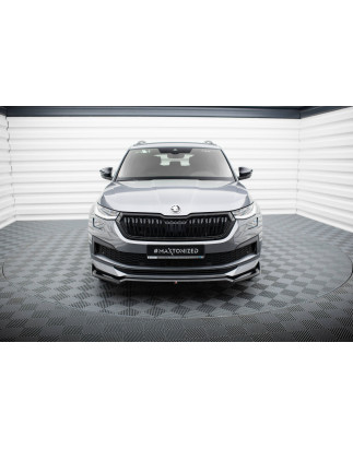 SPLITTER ANTERIORE V.2 Skoda Kodiaq Sportline Mk1 Facelift (Cod. M-SK-KO-1F-SL-FD2G)
