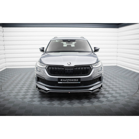 SPLITTER ANTERIORE V.2 Skoda Kodiaq Sportline Mk1 Facelift (Cod. M-SK-KO-1F-SL-FD2G)