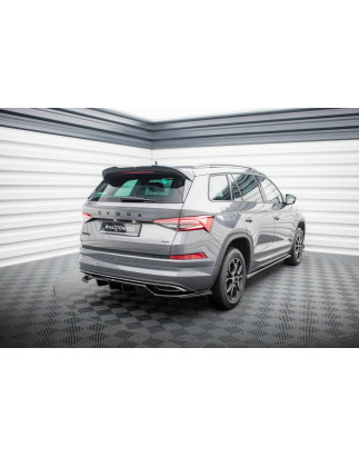 Splitter posteriore (con barre verticali) Skoda Kodiaq Sportline Mk1 / Mk1 Facelift (Cod. M-SK-KO-1F