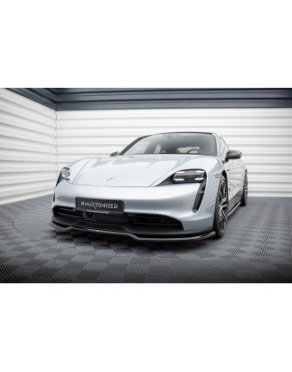 SPLITTER ANTERIORE Porsche Taycan / Taycan 4 / Taycan 4S / Taycan GTS Mk1  (Cod. M-PO-TAY-1-FD1G)